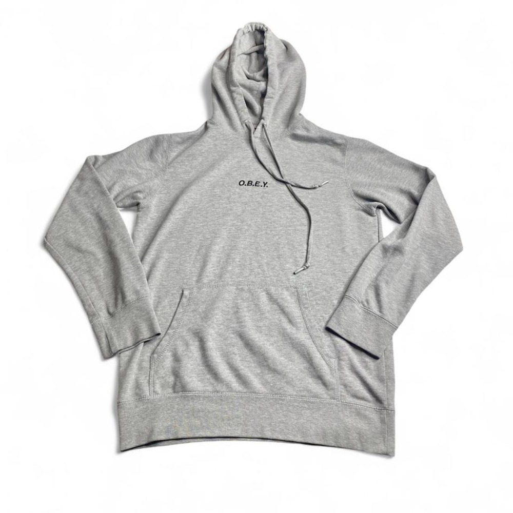 Obey Grey Embroidered Sweatshirt‎